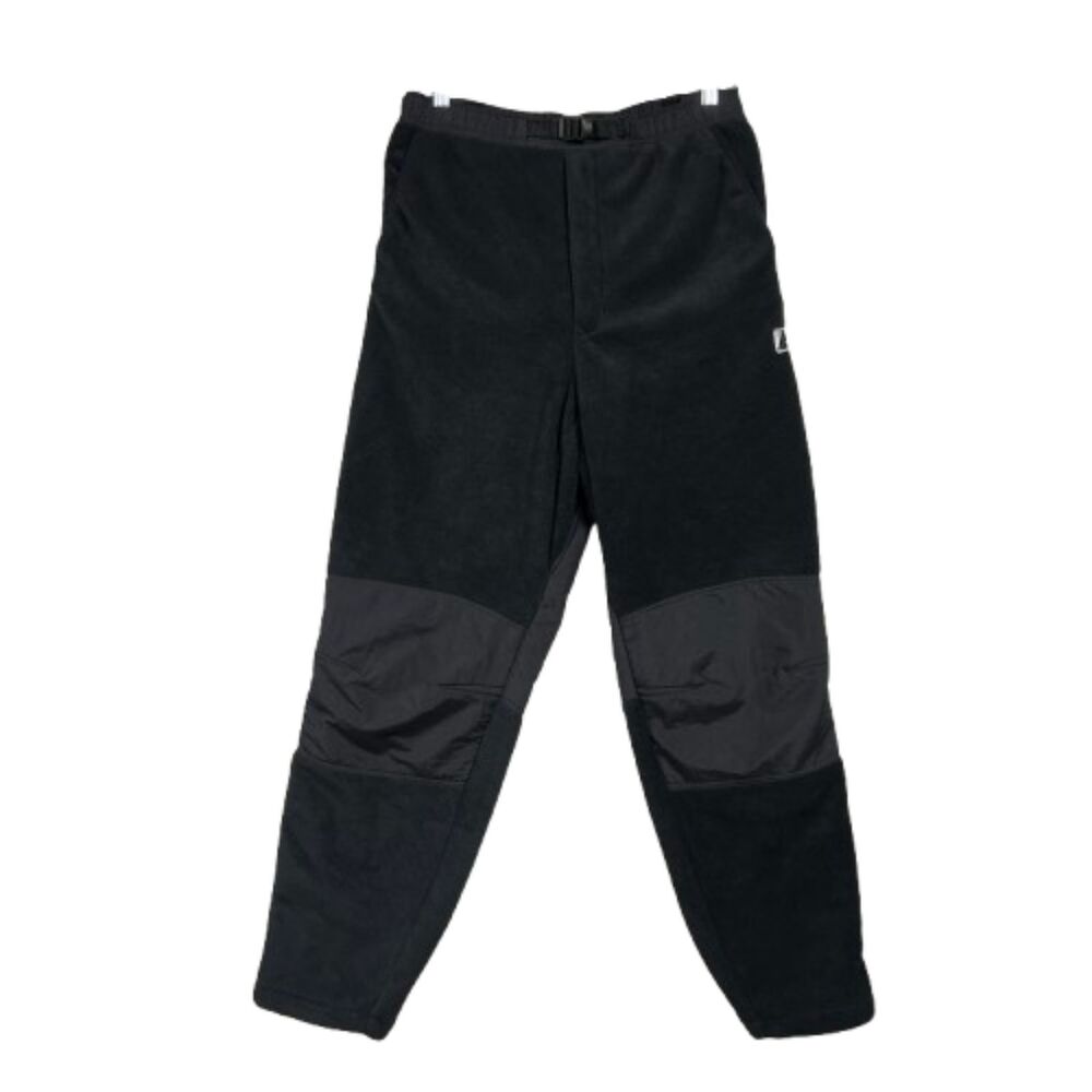 Red Ledge Fleece Nylon Knee Belted Side Zip Pant Sz L Black